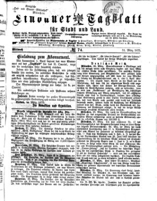 Lindauer Tagblatt für Stadt und Land Mittwoch 31. März 1875