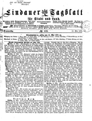 Lindauer Tagblatt für Stadt und Land Donnerstag 20. Mai 1875