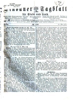 Lindauer Tagblatt für Stadt und Land Freitag 21. Mai 1875