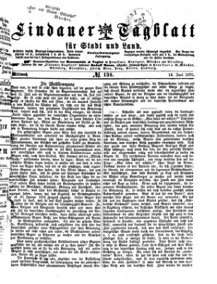 Lindauer Tagblatt für Stadt und Land Mittwoch 16. Juni 1875