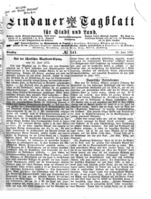 Lindauer Tagblatt für Stadt und Land Samstag 19. Juni 1875