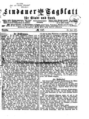 Lindauer Tagblatt für Stadt und Land Samstag 26. Juni 1875
