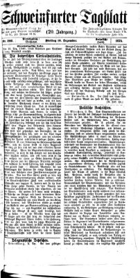 Schweinfurter Tagblatt Freitag 10. Dezember 1875