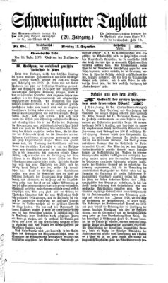 Schweinfurter Tagblatt Montag 13. Dezember 1875