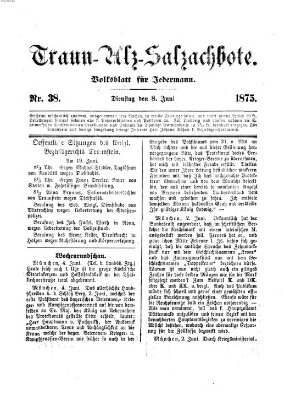 Traun-Alz-Salzachbote Dienstag 8. Juni 1875