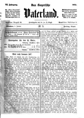 Das bayerische Vaterland Freitag 8. Januar 1875