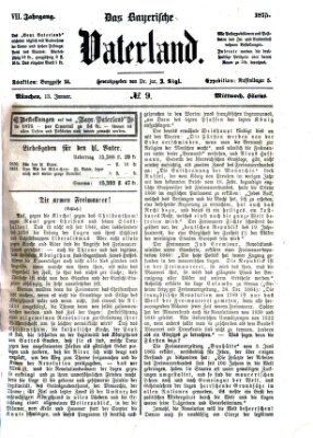 Das bayerische Vaterland Mittwoch 13. Januar 1875