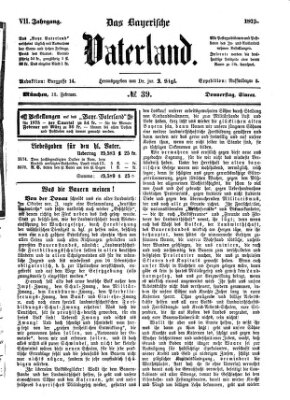 Das bayerische Vaterland Donnerstag 18. Februar 1875