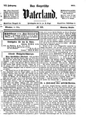 Das bayerische Vaterland Sonntag 14. März 1875