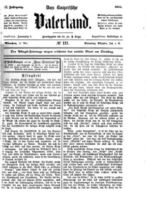 Das bayerische Vaterland Sonntag 16. Mai 1875