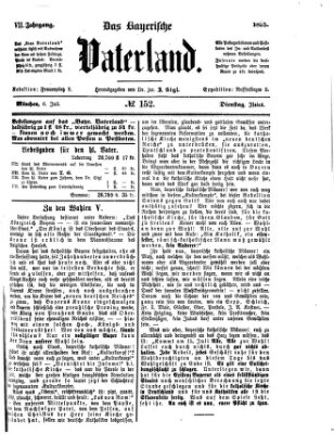 Das bayerische Vaterland Dienstag 6. Juli 1875