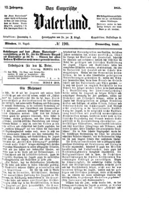 Das bayerische Vaterland Donnerstag 19. August 1875