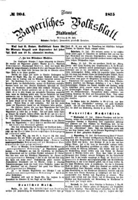 Neues bayerisches Volksblatt Mittwoch 28. Juli 1875