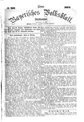 Neues bayerisches Volksblatt Samstag 31. Juli 1875