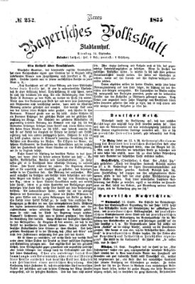 Neues bayerisches Volksblatt Dienstag 14. September 1875