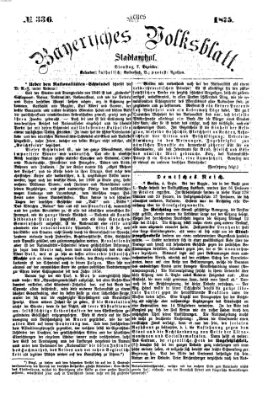 Neues bayerisches Volksblatt Dienstag 7. Dezember 1875