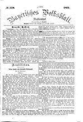 Neues bayerisches Volksblatt Donnerstag 9. Dezember 1875