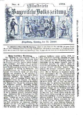 Illustrirte bayerische Volkszeitung Sonntag 24. Januar 1875