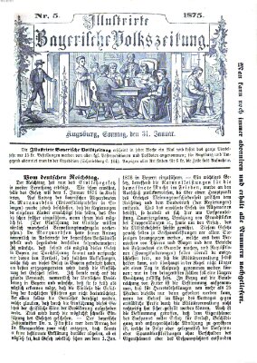 Illustrirte bayerische Volkszeitung Sonntag 31. Januar 1875