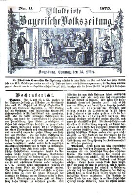 Illustrirte bayerische Volkszeitung Sonntag 14. März 1875