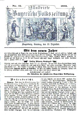 Illustrirte bayerische Volkszeitung Sonntag 19. Dezember 1875