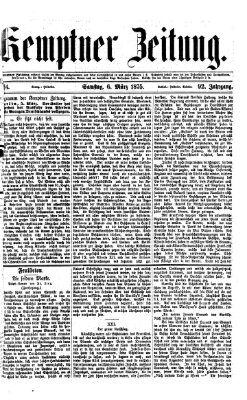 Kemptner Zeitung Samstag 6. März 1875