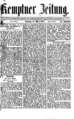 Kemptner Zeitung Sonntag 14. März 1875