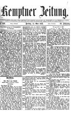 Kemptner Zeitung Freitag 14. Mai 1875