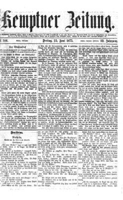 Kemptner Zeitung Freitag 25. Juni 1875