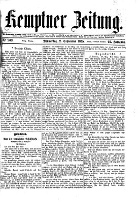 Kemptner Zeitung Donnerstag 2. September 1875