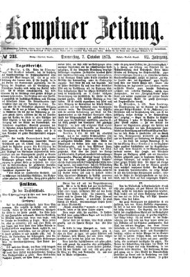 Kemptner Zeitung Donnerstag 7. Oktober 1875