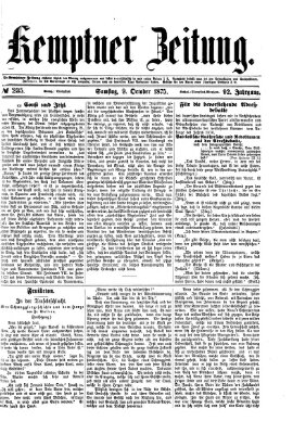 Kemptner Zeitung Samstag 9. Oktober 1875