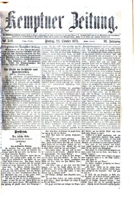 Kemptner Zeitung Freitag 22. Oktober 1875