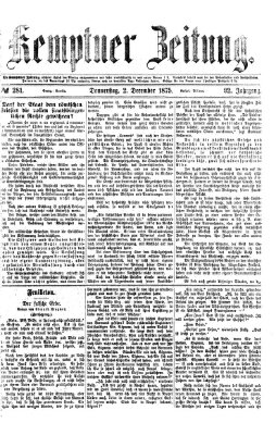 Kemptner Zeitung Donnerstag 2. Dezember 1875