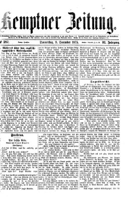 Kemptner Zeitung Donnerstag 9. Dezember 1875