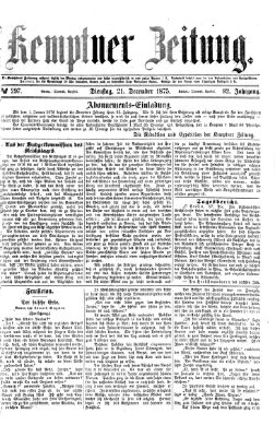 Kemptner Zeitung Dienstag 21. Dezember 1875