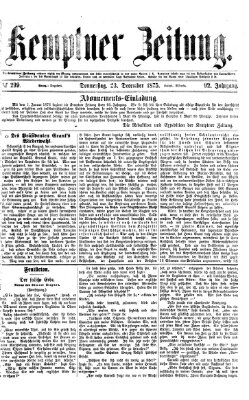 Kemptner Zeitung Donnerstag 23. Dezember 1875