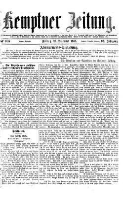 Kemptner Zeitung Freitag 31. Dezember 1875