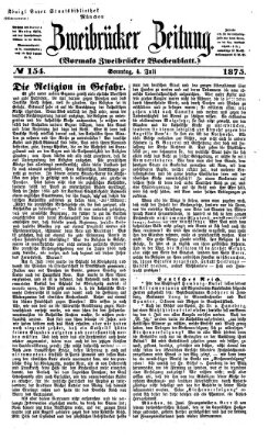 Zweibrücker Zeitung (Zweibrücker Wochenblatt) Sonntag 4. Juli 1875