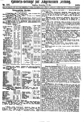 Allgemeine Zeitung. Handelsbeilage (Allgemeine Zeitung) Donnerstag 13. Mai 1875