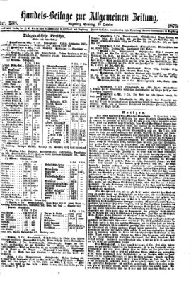 Allgemeine Zeitung. Handelsbeilage (Allgemeine Zeitung) Sonntag 10. Oktober 1875