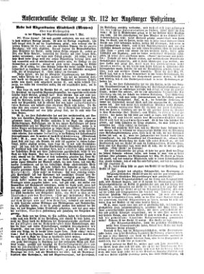 Augsburger Postzeitung Donnerstag 13. Mai 1875