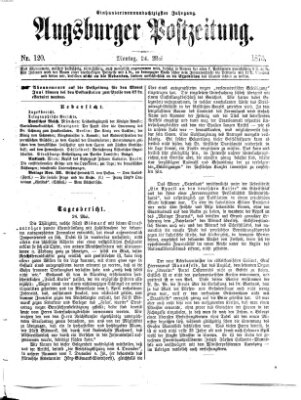 Augsburger Postzeitung Montag 24. Mai 1875