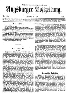 Augsburger Postzeitung Dienstag 6. Juli 1875