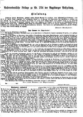 Augsburger Postzeitung Freitag 31. Dezember 1875