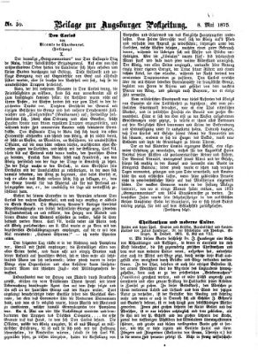 Augsburger Postzeitung. Beilage zur Augsburger Postzeitung (Augsburger Postzeitung) Samstag 8. Mai 1875