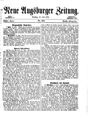 Neue Augsburger Zeitung Dienstag 13. Juli 1875