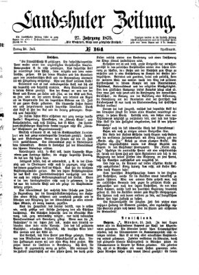 Landshuter Zeitung Freitag 23. Juli 1875