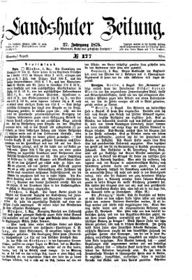 Landshuter Zeitung Samstag 7. August 1875