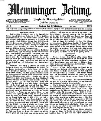 Memminger Zeitung Freitag 8. Januar 1875